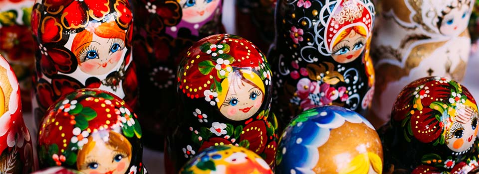 Matrioshka Puppen aus Russland