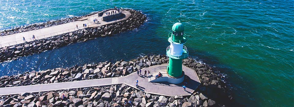 Kreuzfahrt ab Warnemünde: Sehenswürdigkeit Leuchtturm